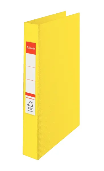 Caiet mecanic A4 PP mecanism 2R, inel 25 mm Esselte VIVIDA partial reciclat Caiet mecanic A4 PP mecanism 2R, inel 25 mm Esselte VIVIDA partial reciclat galben