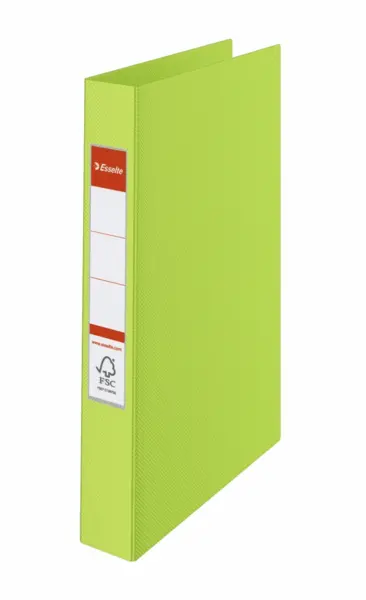 Caiet mecanic Esselte Standard VIVIDA A4 mecanism 4RR inel 25 mm Caiet mecanic Esselte Standard VIVIDA A4 mecanism 4RR inel 25 mm verde