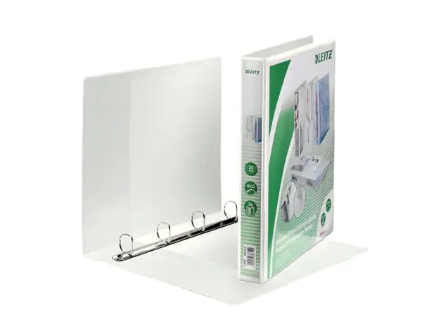 Caiet mecanic Leitz Panorama Maxi A4 mecanism 4DR inel 25 mm alb Caiet mecanic Leitz Panorama Maxi A4 mecanism 4DR inel 25 mm alb