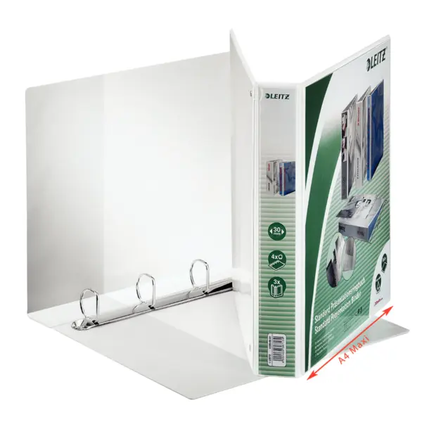 Caiet mecanic Leitz Panorama Maxi A4 mecanism 4DR inel 30 mm alb Caiet mecanic Leitz Panorama Maxi A4 mecanism 4DR inel 30 mm alb