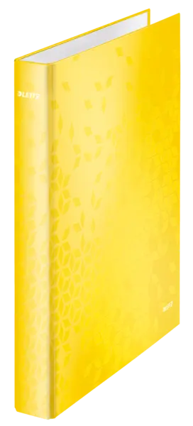 Caiet mecanic Leitz Wow A4 mecanism 4DR laminat Caiet mecanic Leitz Wow A4 mecanism 4DR laminat galben