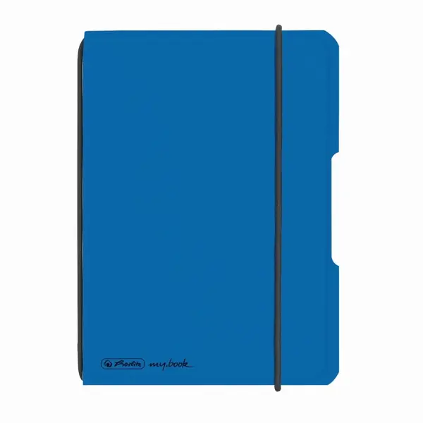 Caiet My.Book Flex A6, 40file, Herlitz albastru deschis transparent, dictando