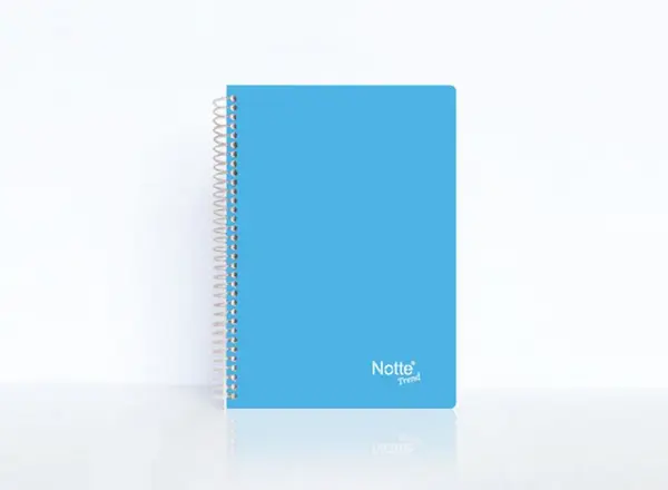 Caiet Notte Trend A4 coperta PP cu spira 80 file matematica Caiet Notte Trend A4 coperta PP cu spira 80 file matematica