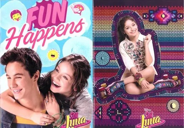 Caiet scolar Starpak - Soy Luna, 40 foi, patrate mici, sortiment