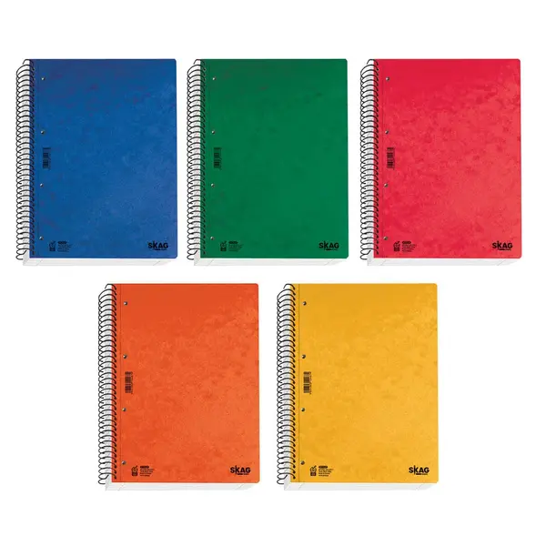 Caiet Skag Style A4 150 file cu spira si 5 diviziuni Caiet Skag Style A4 150 file cu spira si 5 diviziuni
