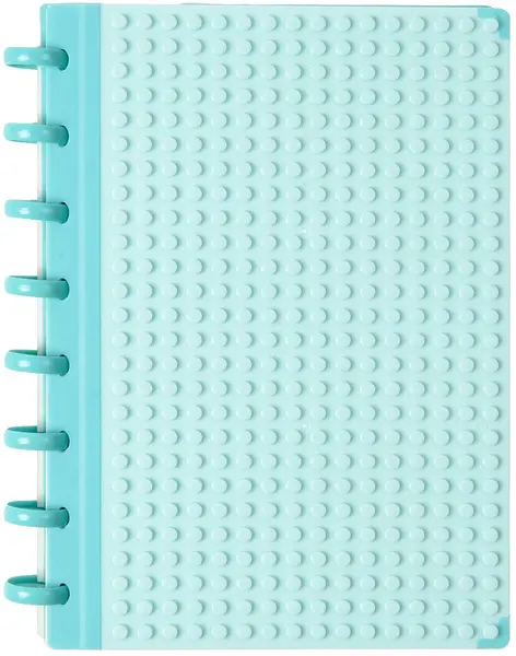 Caiet spiralat Sworld Block - A5, 80 foi, albastru