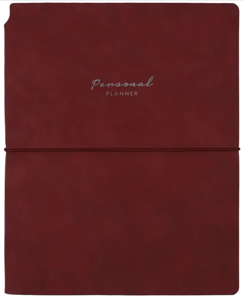 Caiet Victoria's Journals Kuka - Burgund, copertă plastică, 96 de foi, format B5