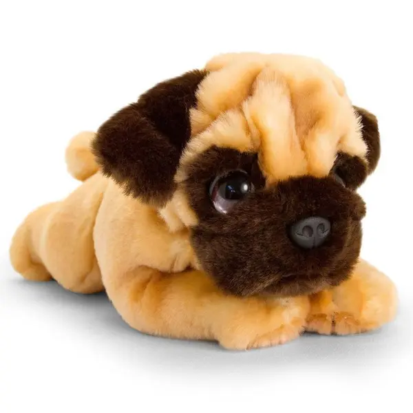 Câine de pluș Keel Toys - Baby mops, 32 cm
