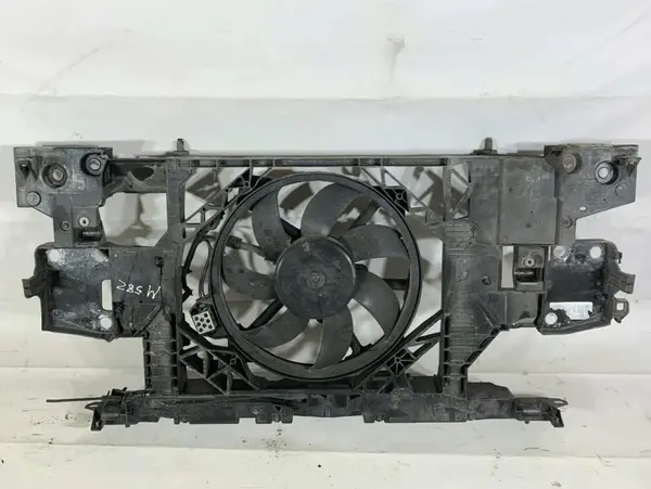 Calandru cu electroventilator 752100004R Renault Scenic 3 (2009-2011) 1.6 benzina; 1.5 dci K9K (846); K9K 830