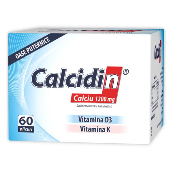 Calcidin 1200 mg, 60 plicuri, Zdrovit