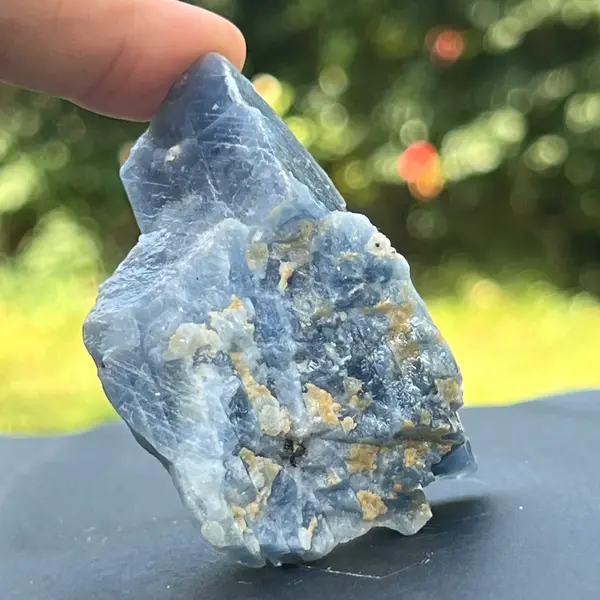 Calcit albastru piatra bruta din Namibia model 5