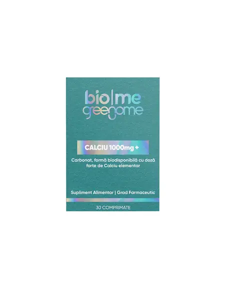 Calciu 1000mg+, 30 comprimate - Default Title
