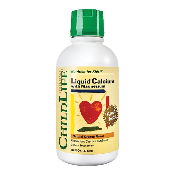 Calciu cu Magneziu pentru copii Childlife Essentials, 474ml, Secom