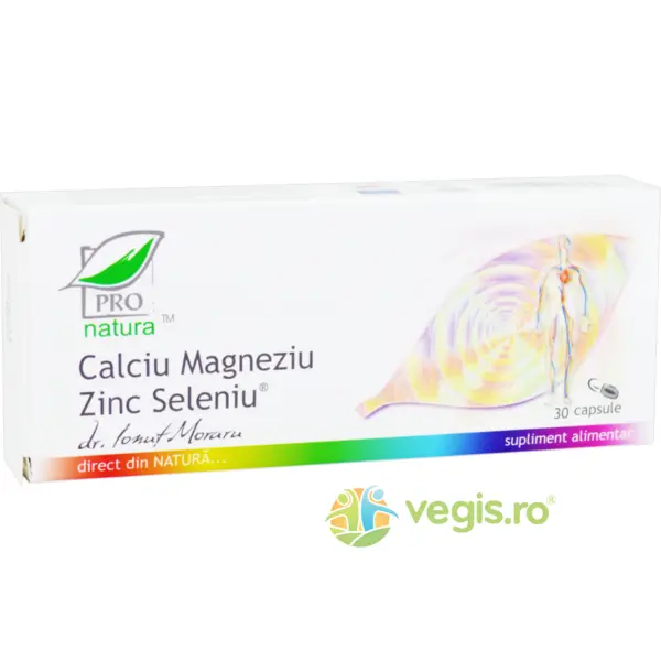 Calciu Magneziu Zinc Seleniu 30cps