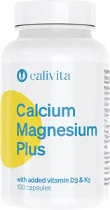 Calcium Magnesium Plus CaliVita (100 capsule) calciu, magneziu + vitaminele D3 si K2