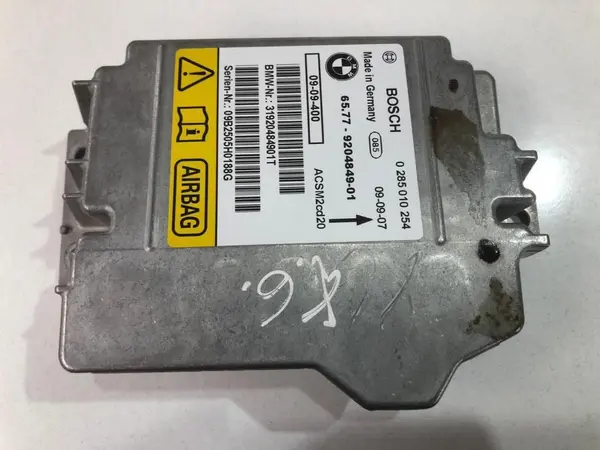 Calculator airbag 9204849 BMW X6 (2008-2014) [E71, E72]
