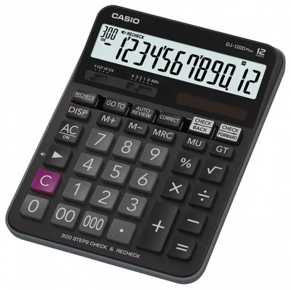 Calculator Casio DJ-120DPLUS - 12 cifre, 192 x 144 x 34.6 mm