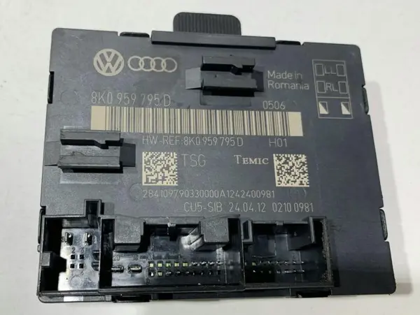 Calculator confort stanga / dreapta spate 8K0959795D Audi A4 facelift (2011-2015) [B8.5]