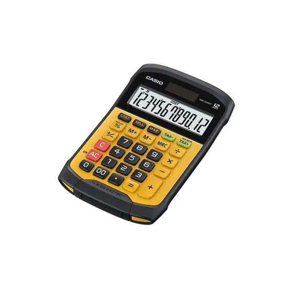 Calculator de birou 12 digits Casio rezistent la apa si praf portocaliu Calculator de birou 12 digits Casio rezistent la apa si praf portocaliu
