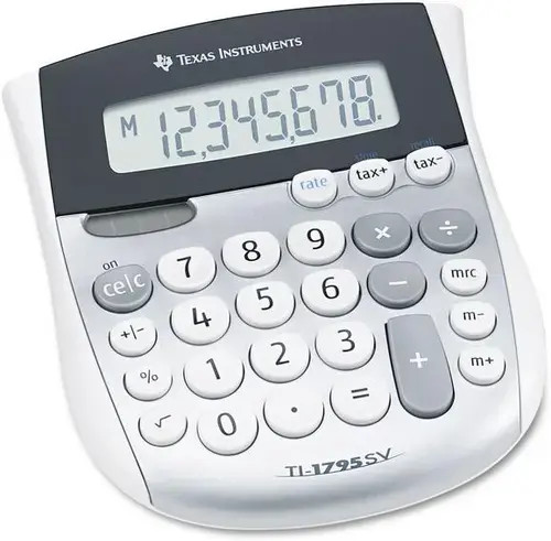 Calculator de birou Texas Instruments BASIC TI-1795 SV, 8-digit