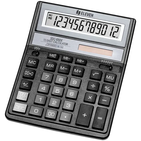 Calculator Eleven - SDC-888XBK, 12 cifre, negru