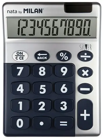 Calculator Milan - Silver, 10 cifre, sortiment