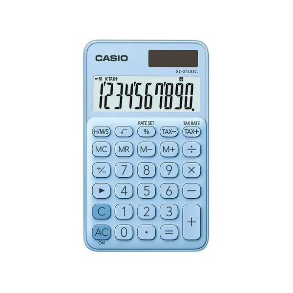 Calculator portabil 10 digits Casio SL-310UC Calculator portabil 10 digits Casio SL-310UC bleu