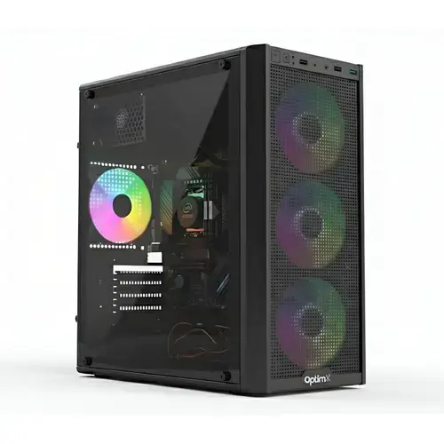 Calculator Sistem Desktop PC OptimX Prime Platinum V1, Intel® Core™ i7-9700 up to 4.7GHz, 16GB DDR4, 1TB SSD, Intel® UHD Graphics 630