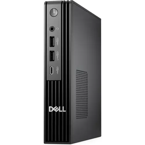 Calculator Sistem Mini PC DELL Pro Micro Plus, Procesor Intel® Core™ Ultra 5 235, 14 cores, 3.4GHz up to 5GHz, 24MB, Arrow Lake, 16GB RAM, 512GB SSD, Intel Graphics, Windows 11 Pro (Negru)