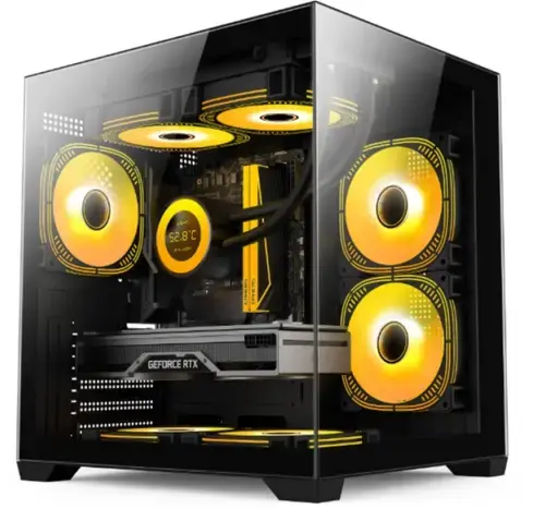 Calculator Sistem PC Gaming OptimX First Ambra, Intel Core i5-10500 3.10 - 4.50GHz, 16GB DDR4, 1TB SSD, Nvidia RTX 3050 6GB, Windows 11 Pro