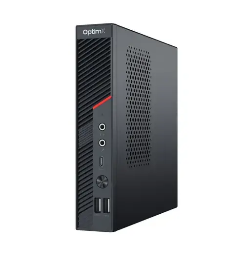 Calculator Sistem PC OptimX T100 - H610 Mini, Intel Core i5-12400 2.5 - 4.4GHz, 16GB DDR4, 512GB SSD, Wi-Fi, Bluetooth (similar Lenovo) (Negru)