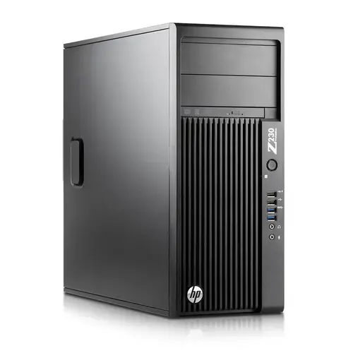 Calculator Sistem PC Refurbished HP Z230 Tower, CPU Intel Xeon Quad Core E3-1231 V3 3.40 - 3.80GHz, 8GB DDR3 ECC, 240GB SDD, Placa video AMD Radeon HD 7470/1GB, DVD-RW