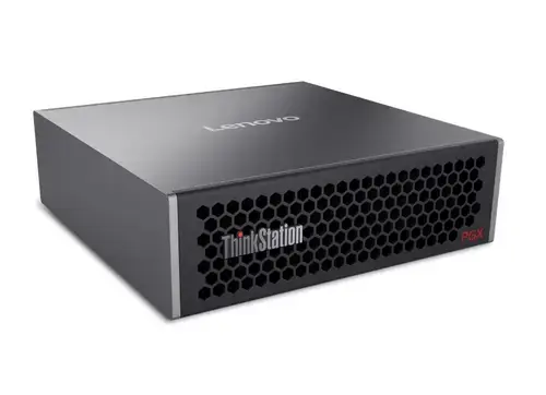 Calculator Sistem PC Workstation Lenovo ThinkStation PGX, Procesor NVIDIA® GB10 Grace Blackwell Superchip, 20 core Arm, 10x Cortex-X925 + 10x Cortex-A725, 128GB LPDDR5X, 4TB SSD, Wi-Fi 7, Bluetooth, NVIDIA® DGX OS