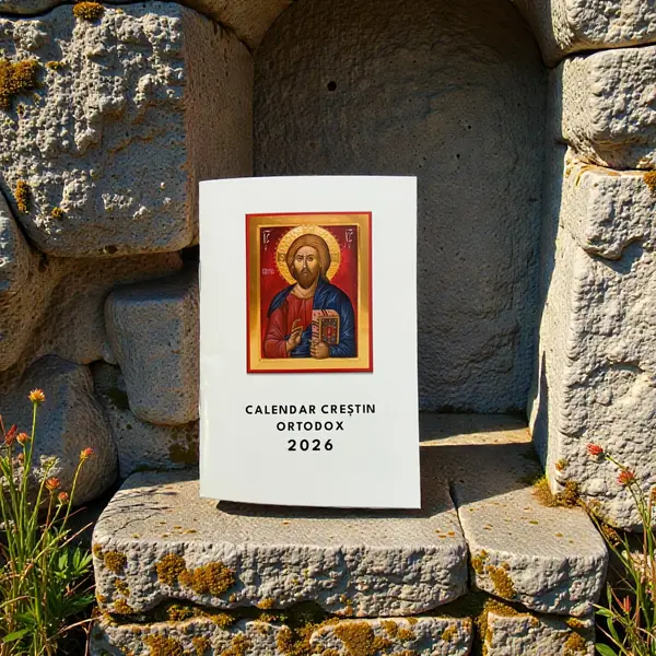 Calendar Creștin Ortodox 2026 - tip carte - Default Title