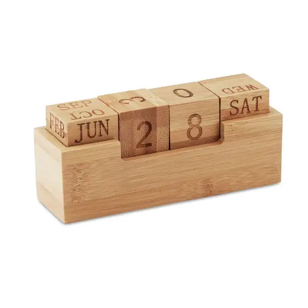 Calendar din bambus Calendar din bambus