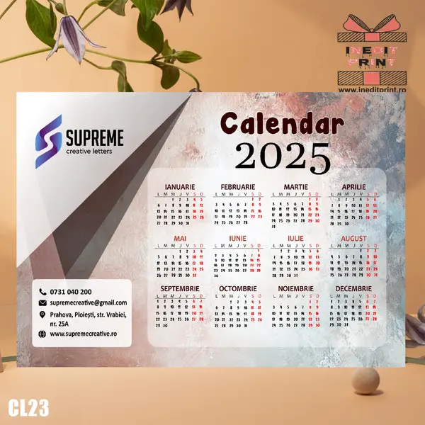 Calendar magnetic BUSINESS 2 - CL23