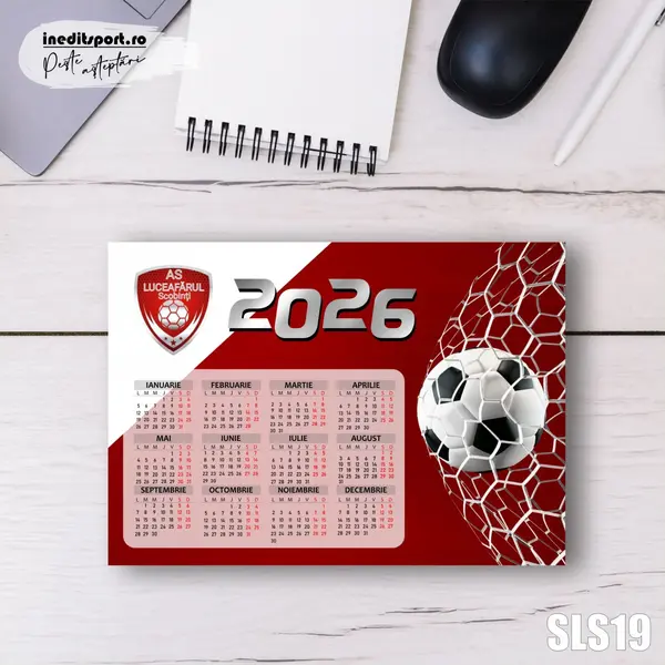 Calendar magnetic personalizat AS Luceafarul Scobinti SLS19