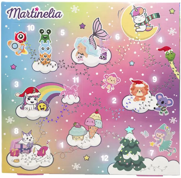 Calendarul Advent Martinelia - Colecție de Crăciun, 12 piese