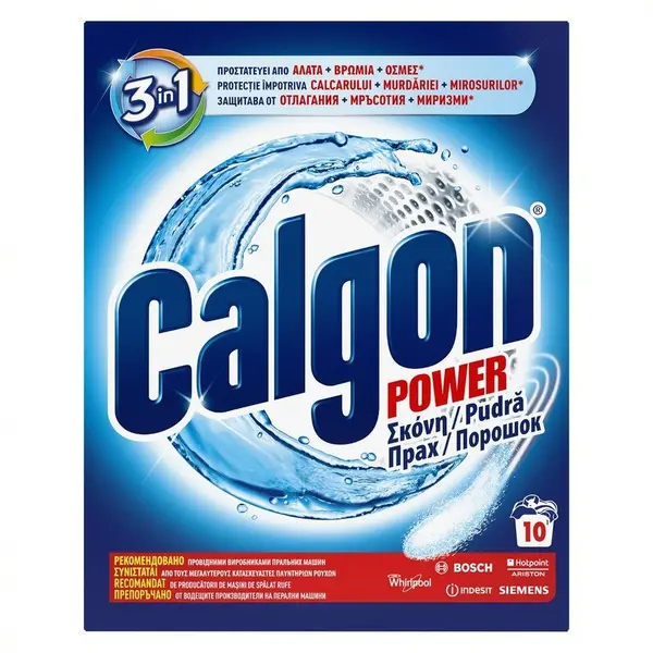 Calgon Pudra anticalcar, 500 g, 3in1 Protect Clean