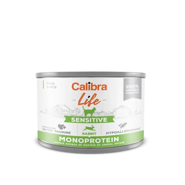 Calibra Cat Life Sensitive Rabbit, 200 g