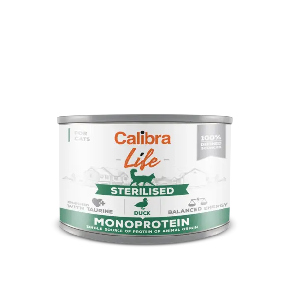 Calibra Cat Life Sterilised Duck 200 g