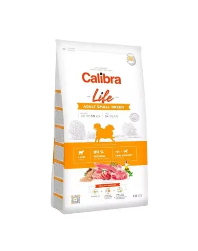CALIBRA Dog Life Adult Small Breed Lamb 1,5 kg hrana superpremium caini adulti talie mica