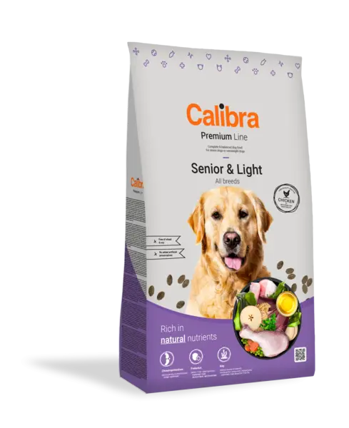 Calibra Dog Premium Line Senior & Light, 12 kg