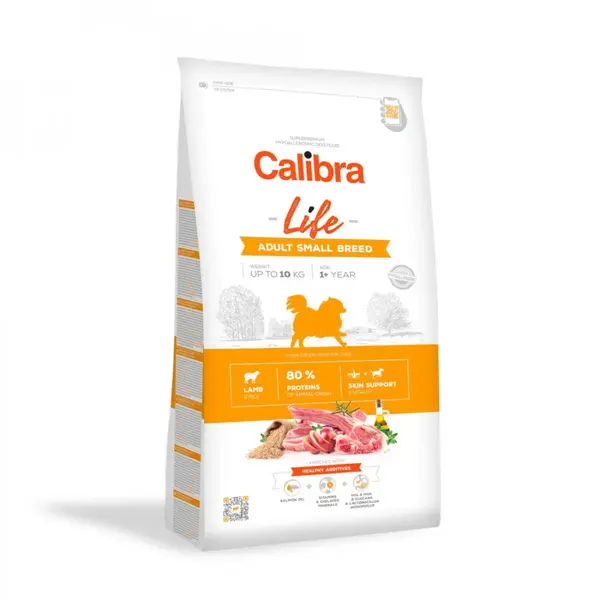 CALIBRA Life Adult Small Breed, XS-S, Miel, hrană uscată conținut redus cereale câini, 1.5kg