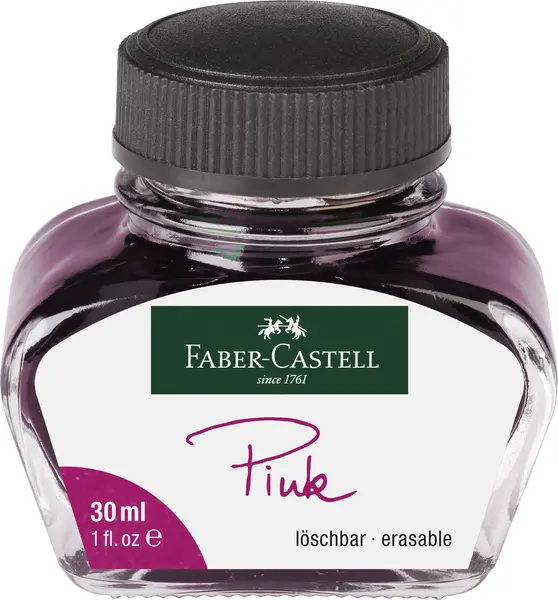 Calimara cerneala Faber-Castell roz 30 ml Calimara cerneala Faber-Castell roz 30 ml