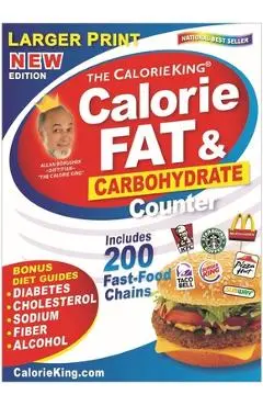 Calorieking Larger Print Calorie, Fat & Carbohydrate Counter - Allan Borushek