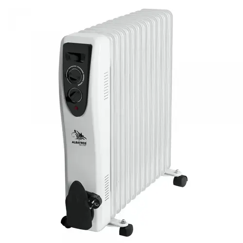 Calorifer electric Albatros RA-13ST, 3000W, 13 elementi, 3 trepte (Alb)