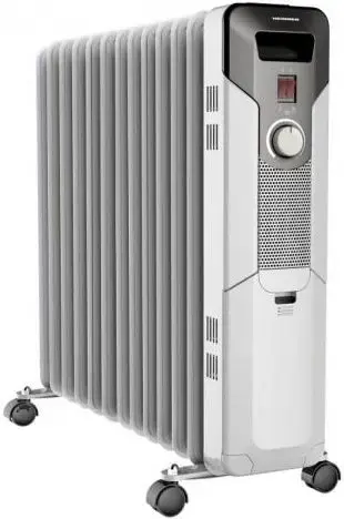 Calorifer electric cu ulei Heinner HOH-Y13S, 2500W, 13 elementi, 3 trepte (Alb)