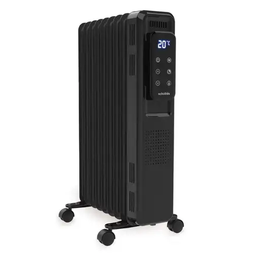 Calorifer electric Livoo SCHD509N, 2000W, 3 trepte, negru, cu telecomandă, termostat digital (Negru)