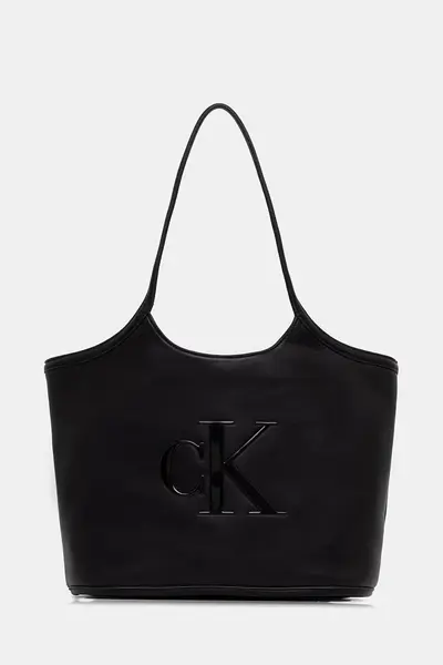 Calvin Klein geantă shopper pentru femei, cu imitație de piele